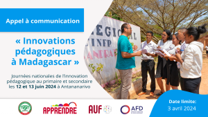 Journées nationales de l’innovation pédagogique au primaire et ...